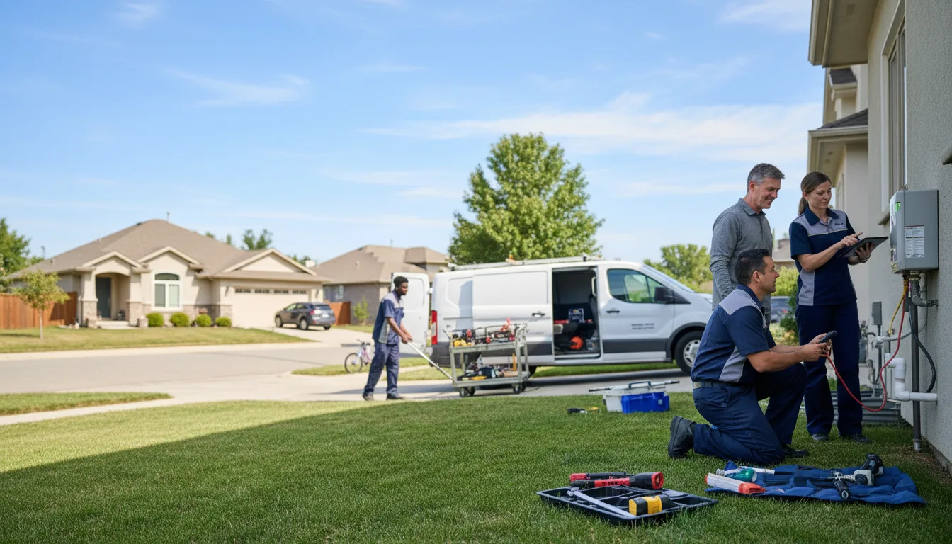 Tankless water heater service in Cantrall, IL